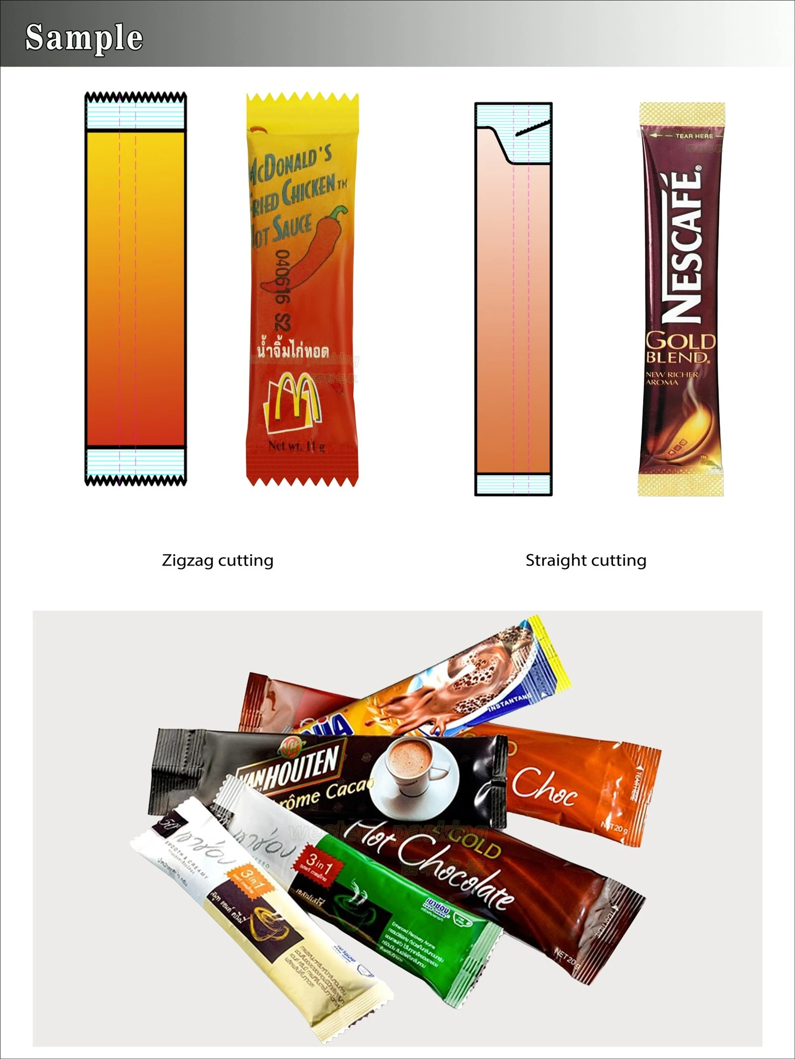 sachet & stick paste packaging machine sachet & stick paste packaging machine